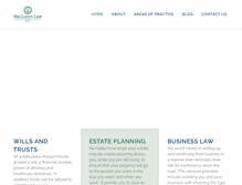 Tablet Screenshot of maclarenlaw.net